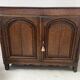 Two-door buffet in solid oak, Louis XIV style, 18th century.