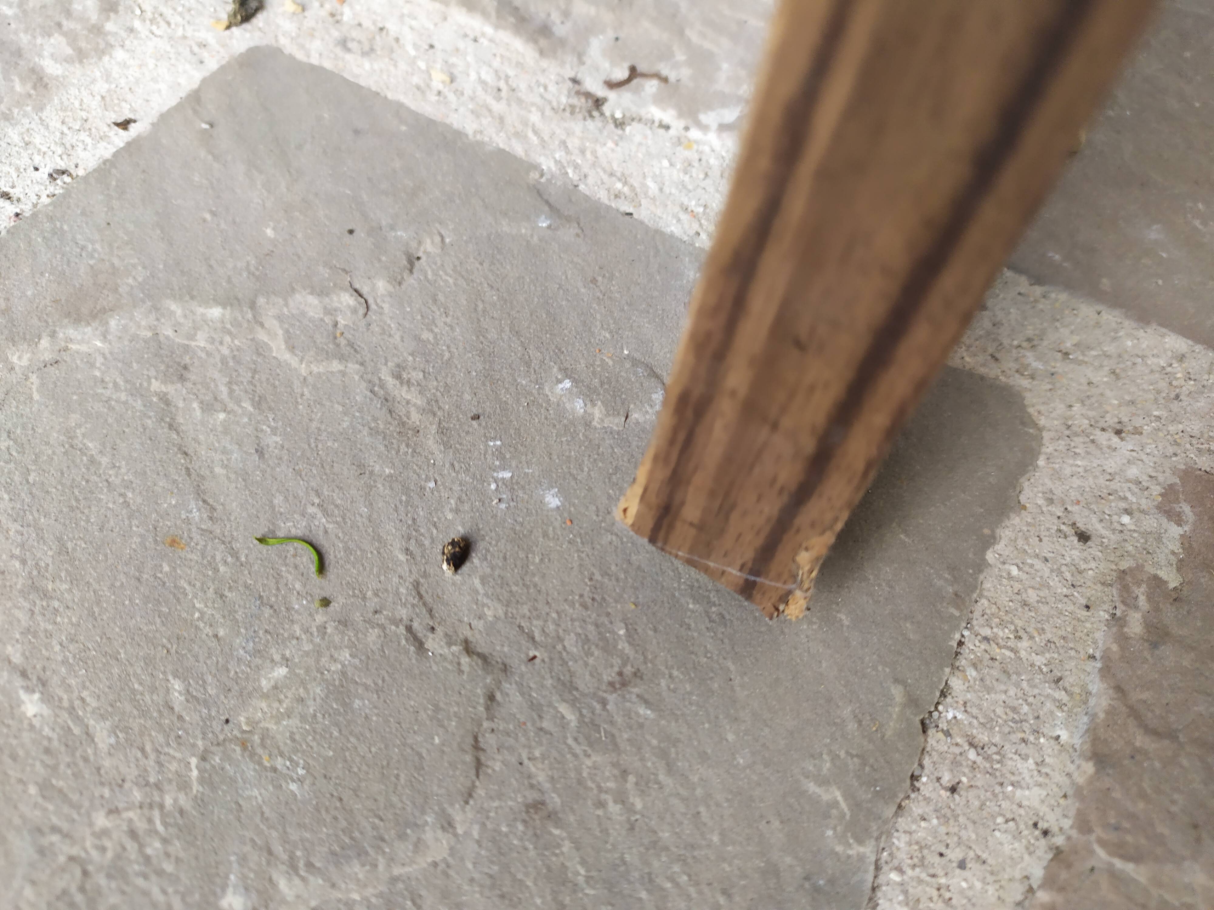 Vintage desk in brown formica