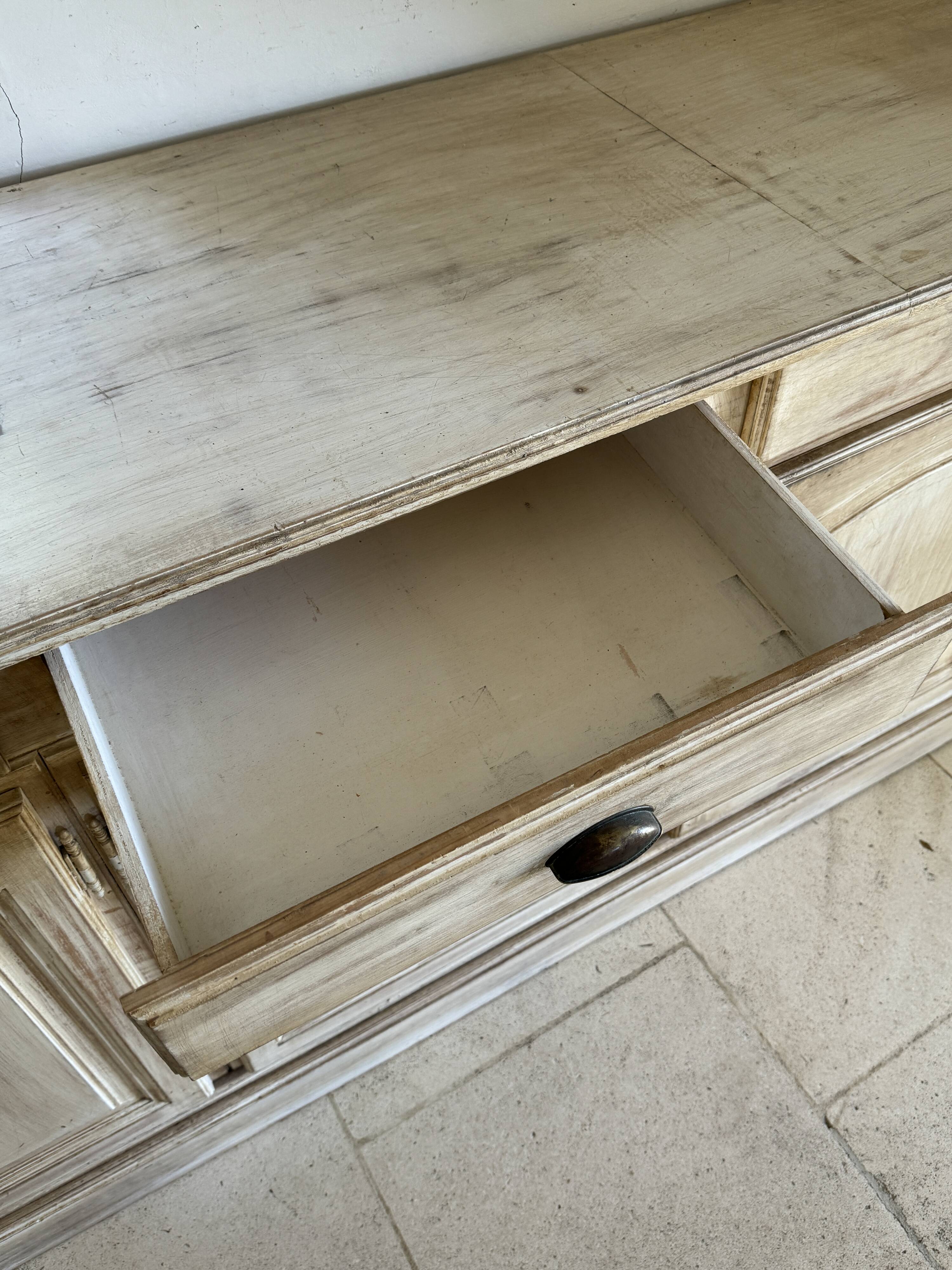 Vintage wood buffet / storage cabinet