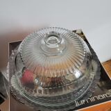 Glass bell with Luminarc tray