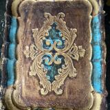 Florentine top wood painted vintage