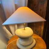 Pebble table lamp, adjustable shade, François Chatain