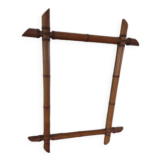 Miroir façon bambou