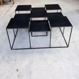 Metal design coffee table