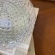 Vintage wall light ceiling fixture transparent glass 1970s 1980s