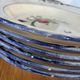Set of 6 polychrome deep plates "Velars" Longchamp