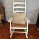 Chaise berçant rustique