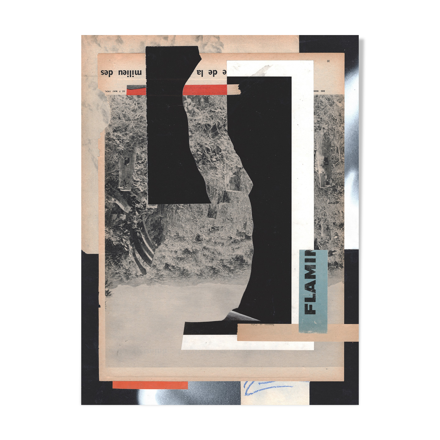 Untitled collage Flamin