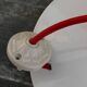 Suspension en opaline blanche