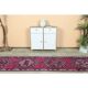 1970s Turkish Hand-Knotted Pink Runner Rug 83x347