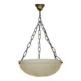 Vasque Vianne style Art Nouveau 1 Fire, in glass paste with grape motifs.