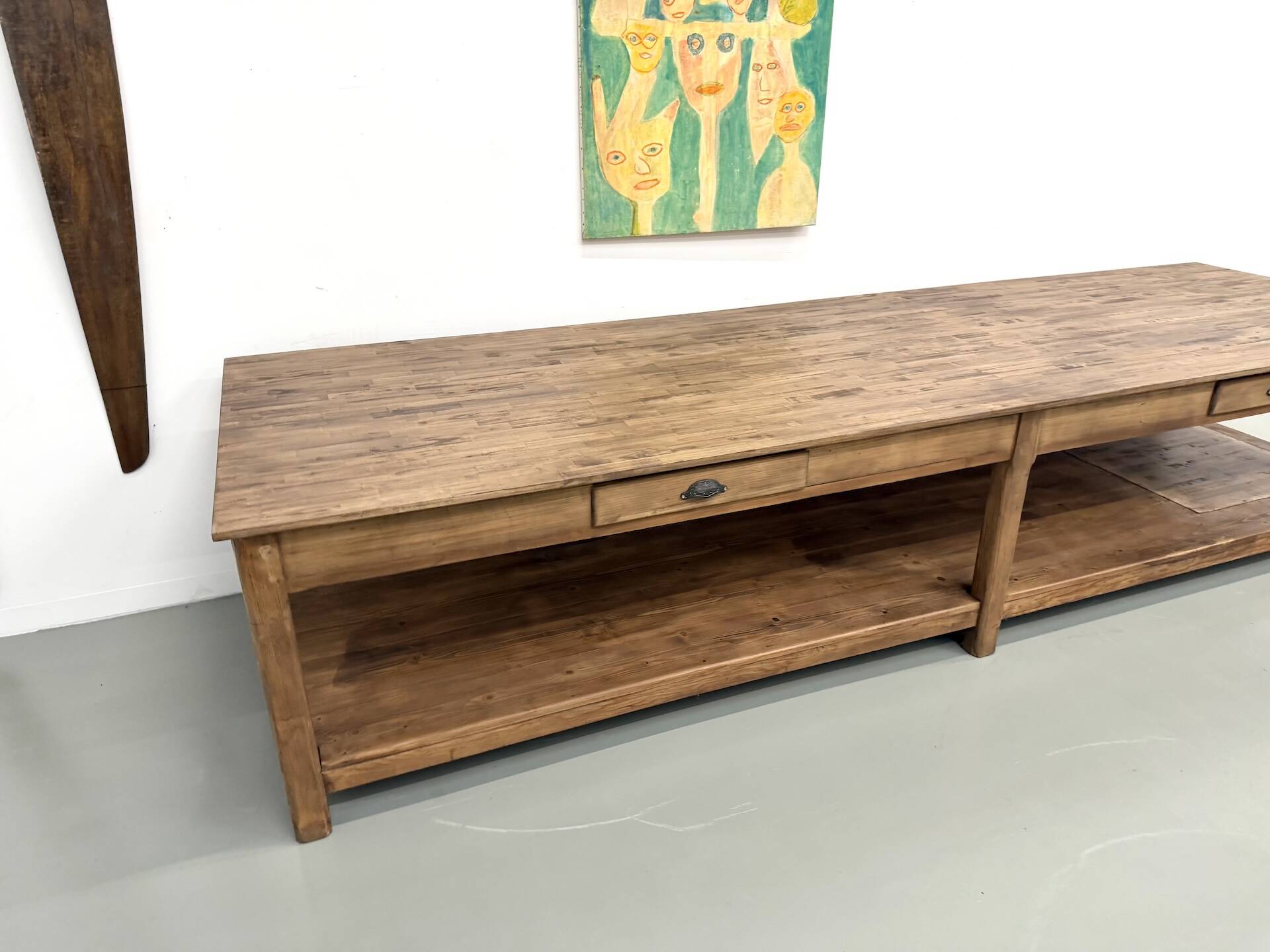 XXL draper's table from the 1950s