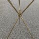 Pair of tripod and brass tripod side tables 1950