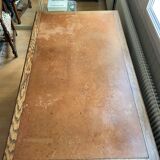 Double-sided wooden desk