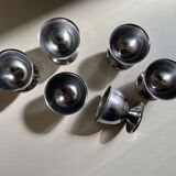Vintage stainless steel egg cups