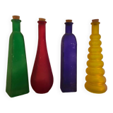 Multicolored bottles