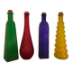 Multicolored bottles