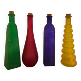Bouteilles multicolores