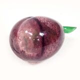 Set of 3 blown glass fruits
