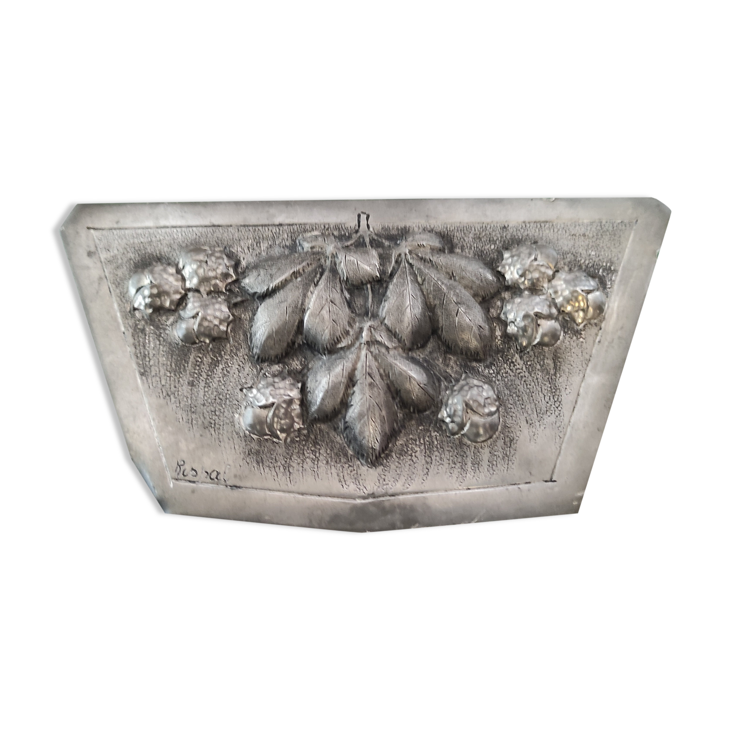 Tin jewelry box by Rispal - Art Nouveau