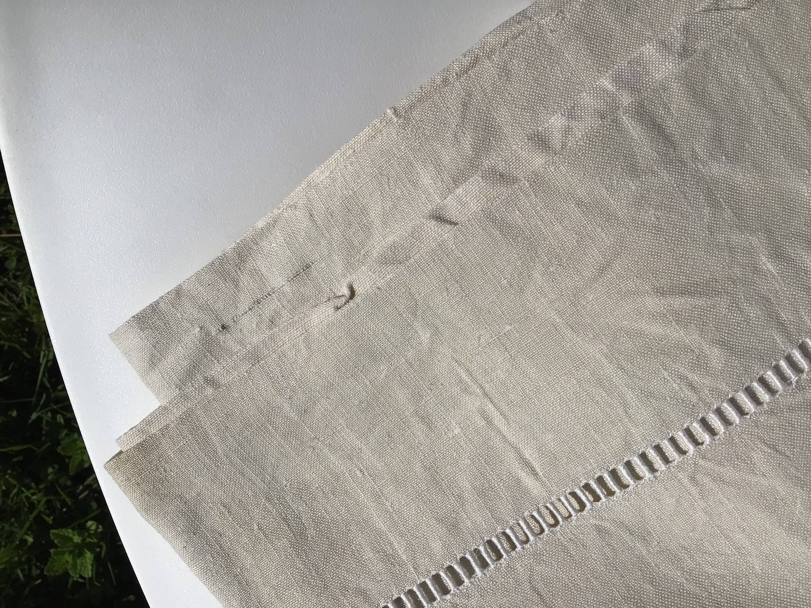 New pure linen sheet embroidered with VC day scale