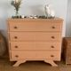 Commode vintage rose blush