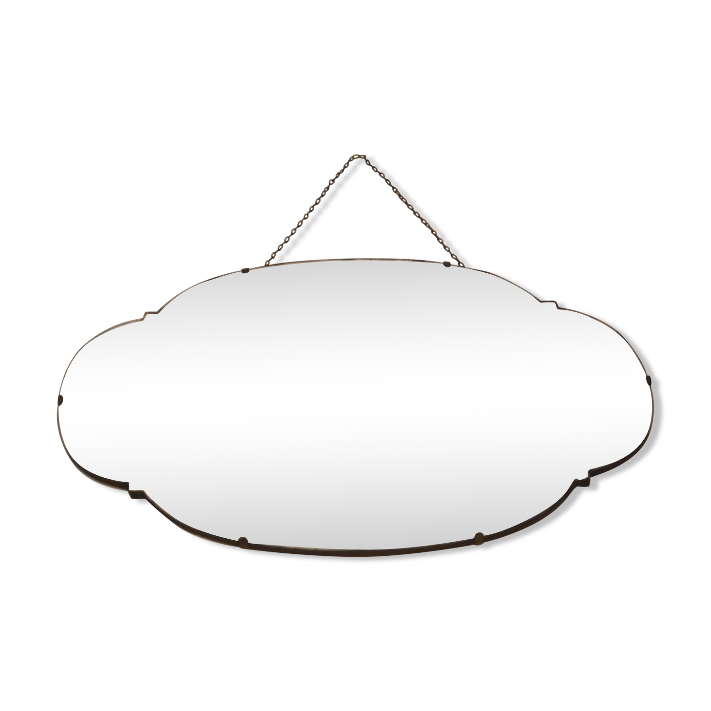 Miroir style Art déco nuage 69 x 39 cm