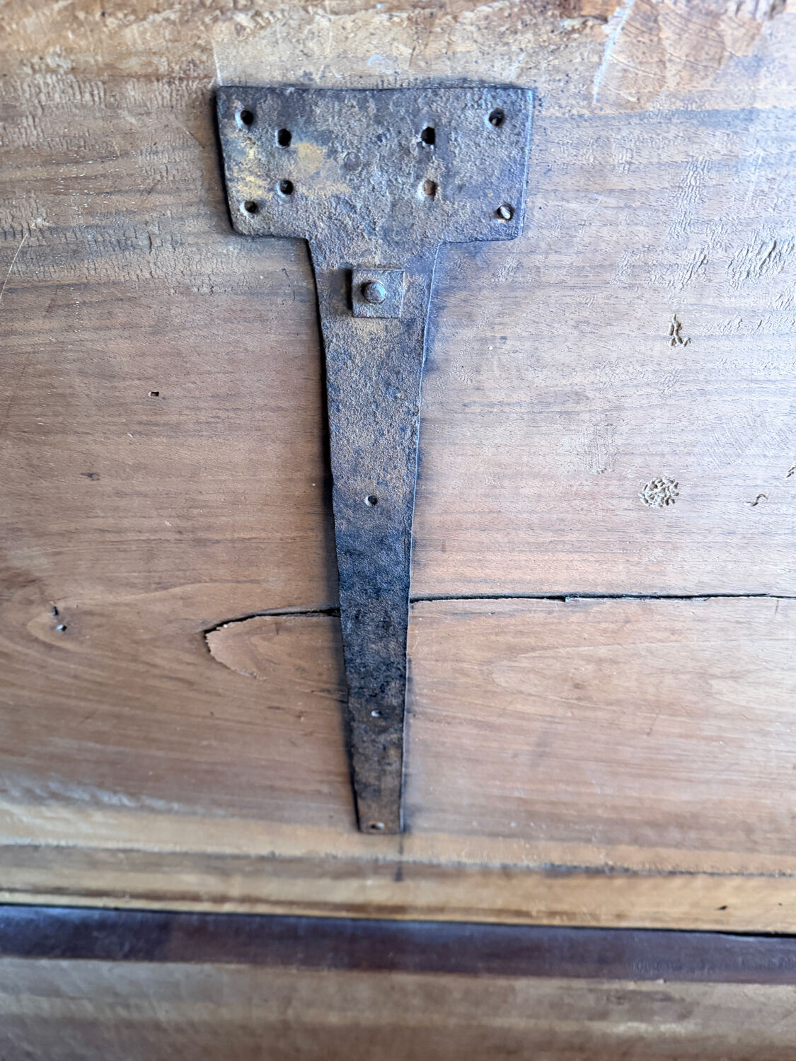 Wooden chest - walnut