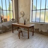 Table de ferme en cerisier