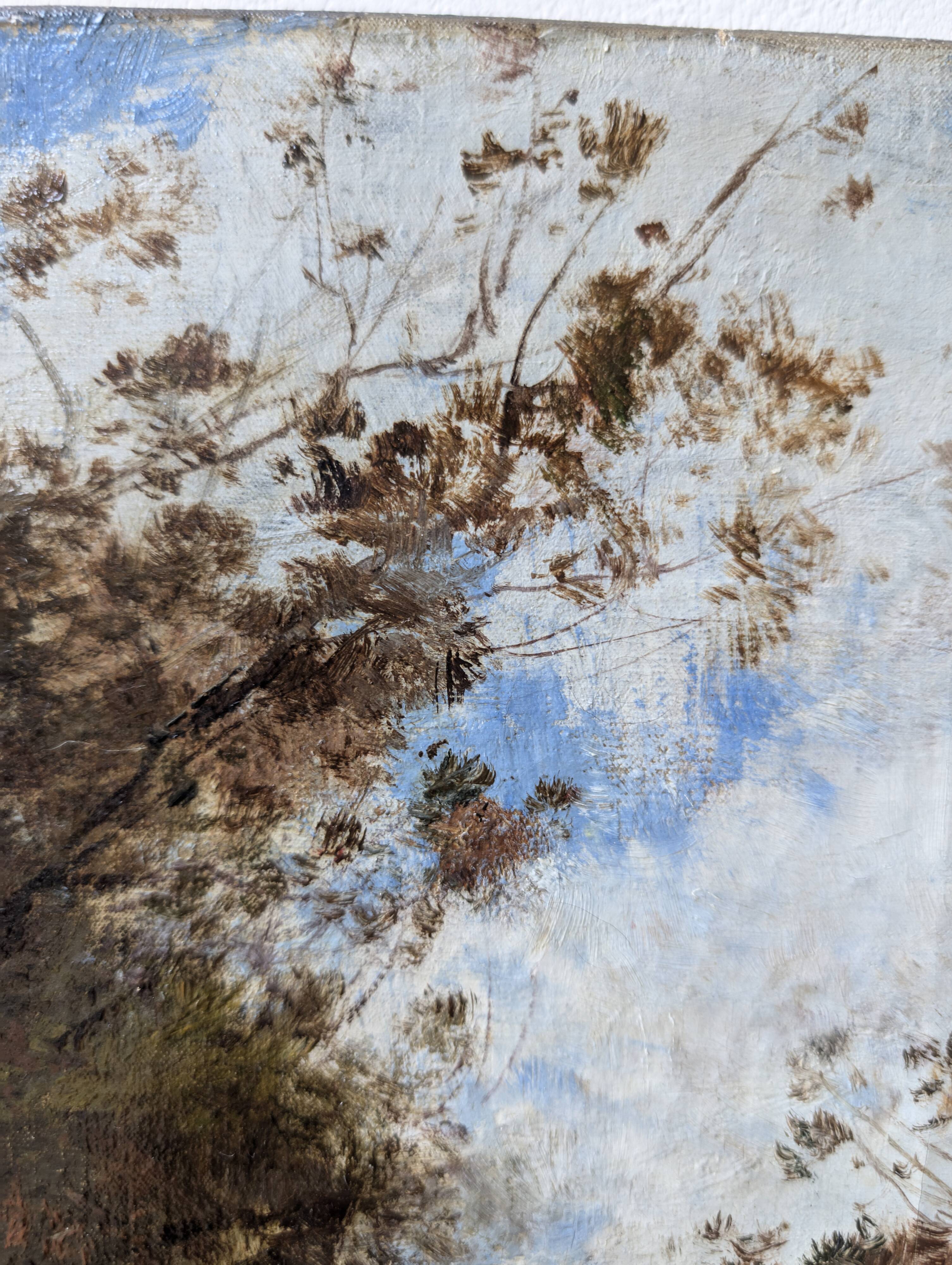 Old landscape painting