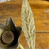 Bronze flower ashtray