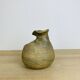 Vase boule forme libre grès vintage