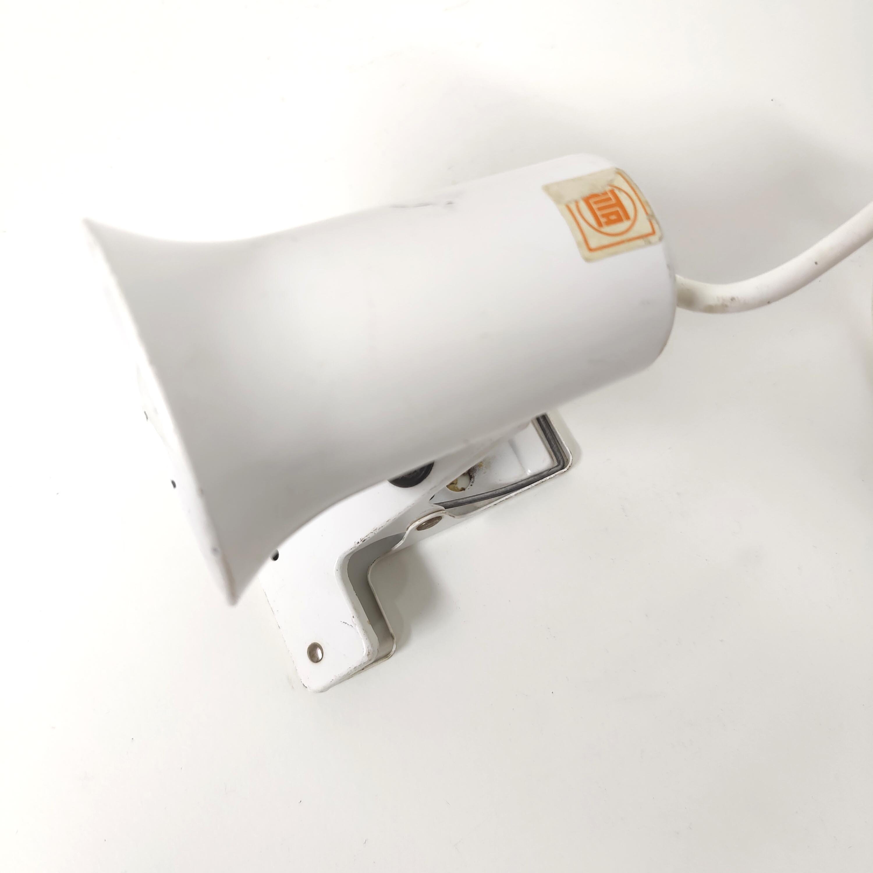 Spot lamp with clip Lita in metal 70s
