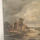 Oil Painting on Canvas Countryside Landscape School XIX - Signed C. Rougeot 18