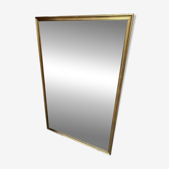 Miroir cadre bois doré