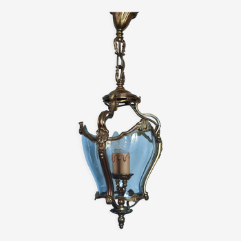 Vintage bronze lantern pendant lamp