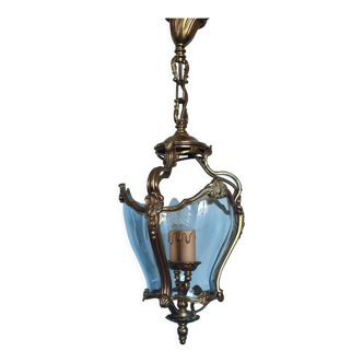 Vintage bronze lantern pendant lamp