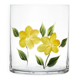Gobelet en cristal bouton d’or