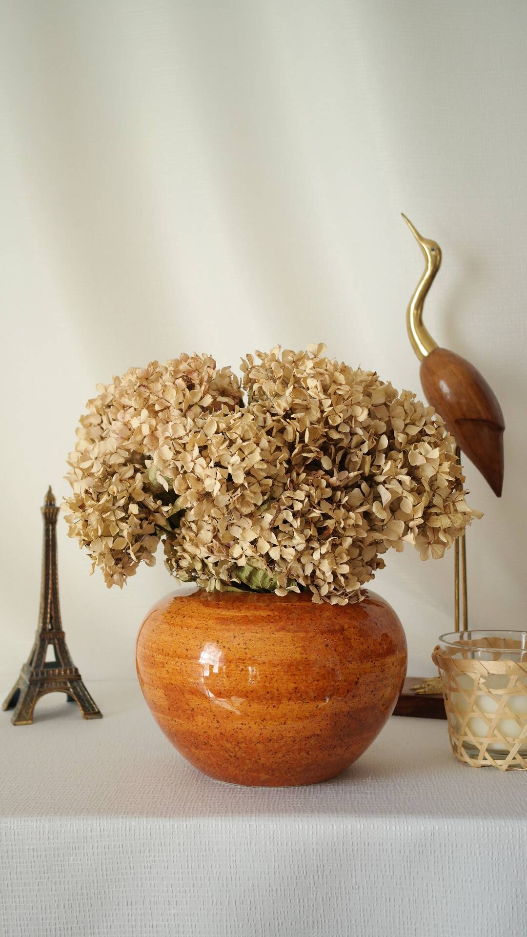 Hubert Olivier 20th century ceramic ball vase