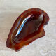 Vintage brutalist onyx ashtray