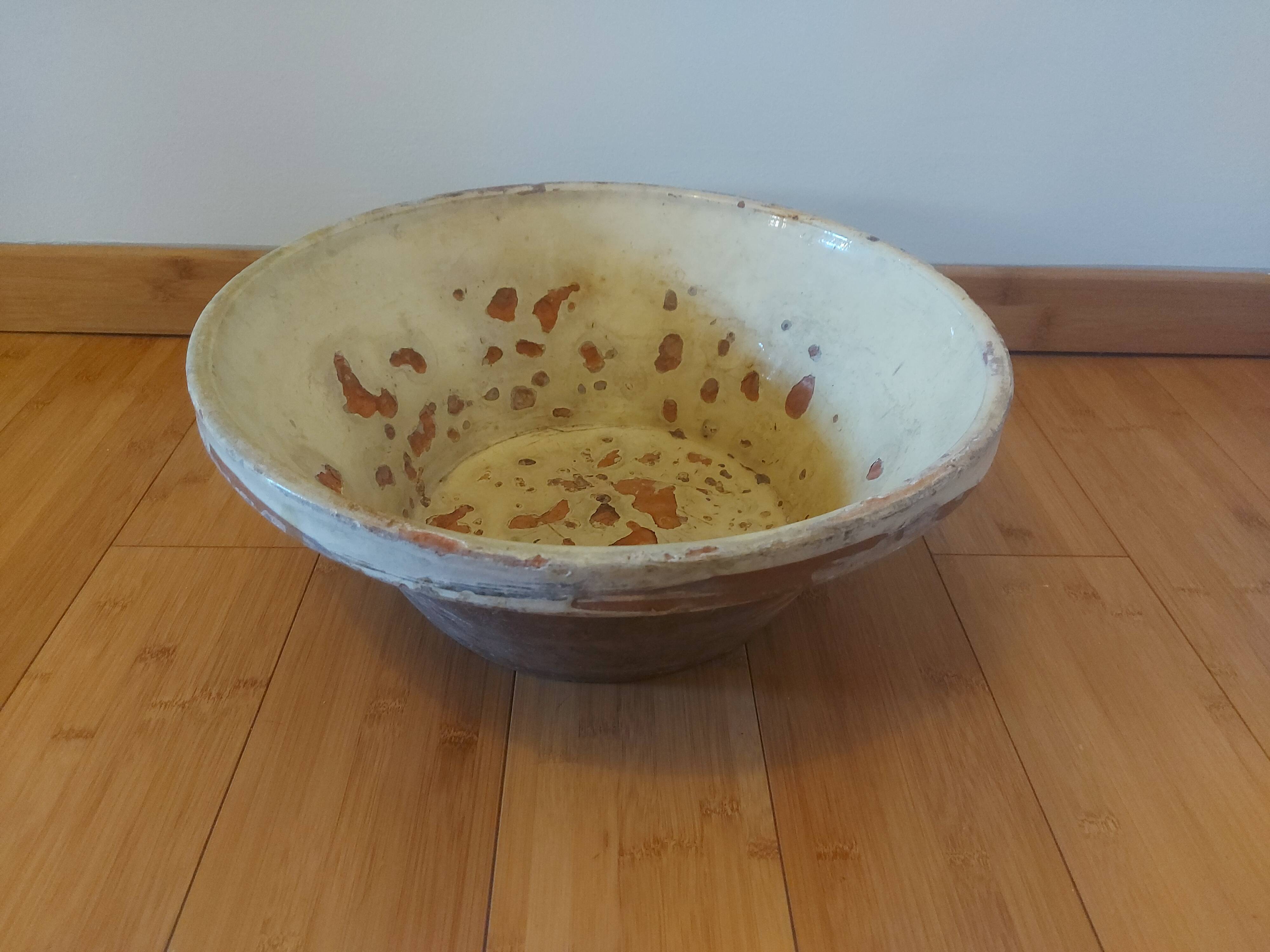 Provencal glazed terracotta tian