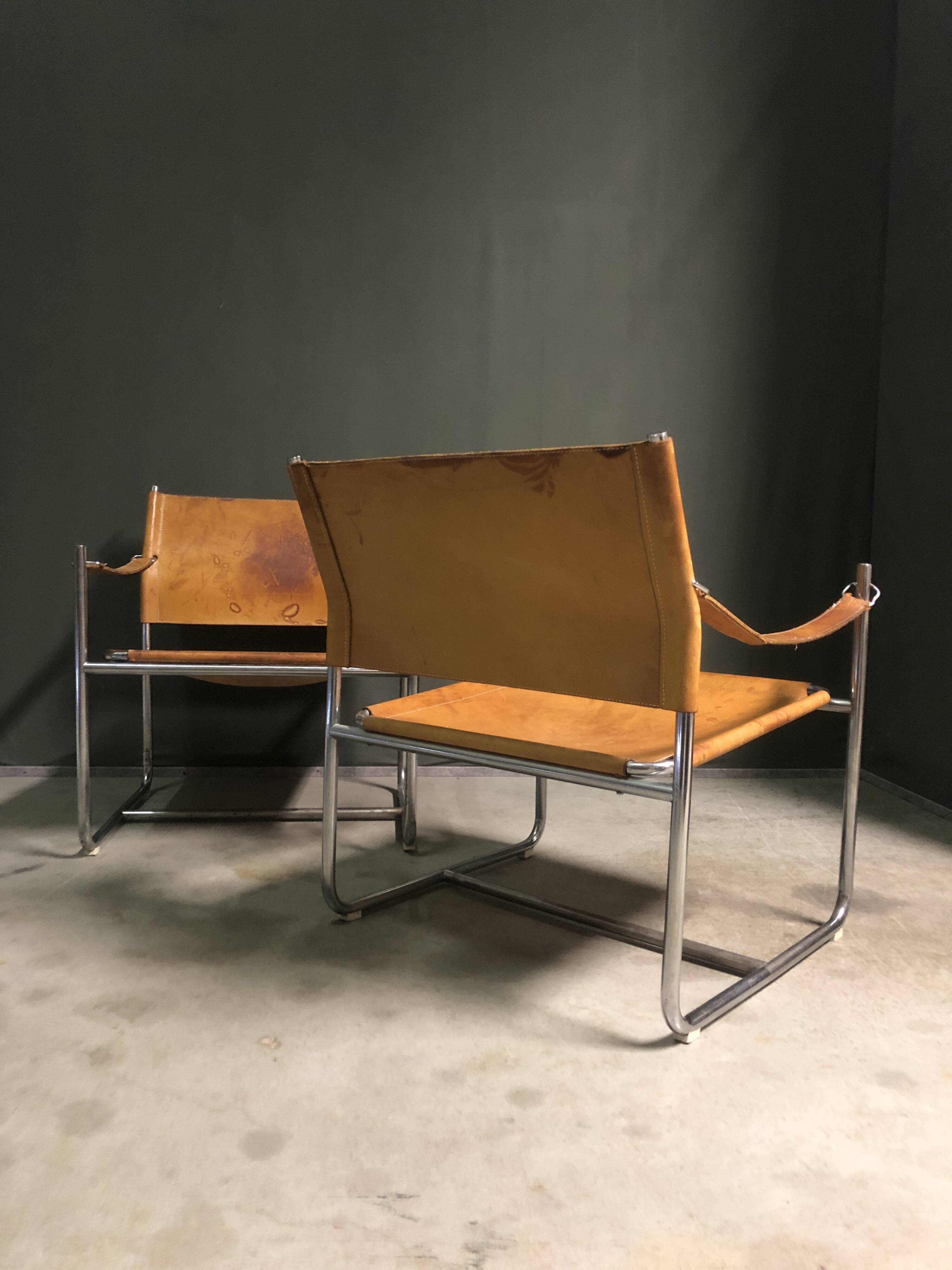 2 X fauteuils lounge Amiral de Karin Mobring, années 1970.
