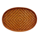 Vintage woven bamboo tray