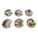 6 dessert plates by Benjamin Rabier Sarreguemines