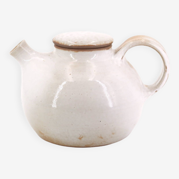 Stoneware teapot by Jeanne and Norbert Pierlot, 1960s ceramic