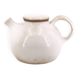 Stoneware teapot by Jeanne and Norbert Pierlot, 1960s ceramic