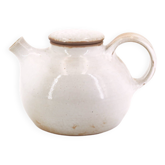 Stoneware teapot by Jeanne and Norbert Pierlot, 1960s ceramic