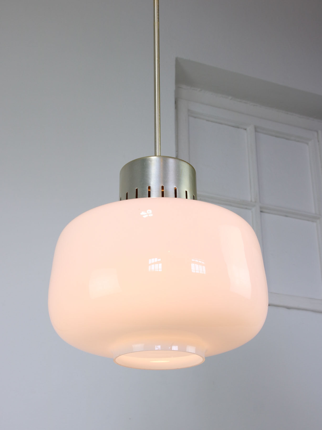 Mid-century Opaline Pendant Lamp