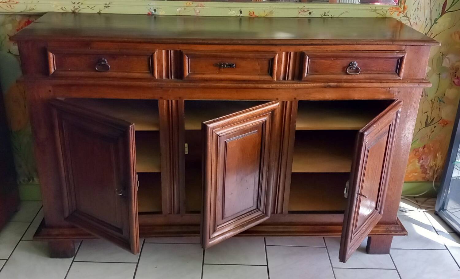18th century oak sideboard