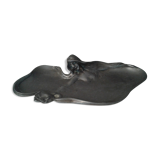 Tin trinket bowl Art Nouveau